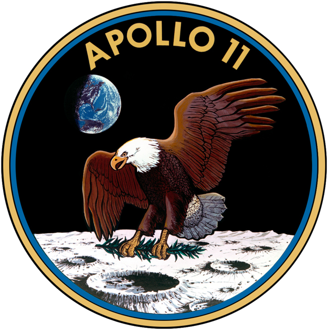 20 Abzeichen Apollo 11