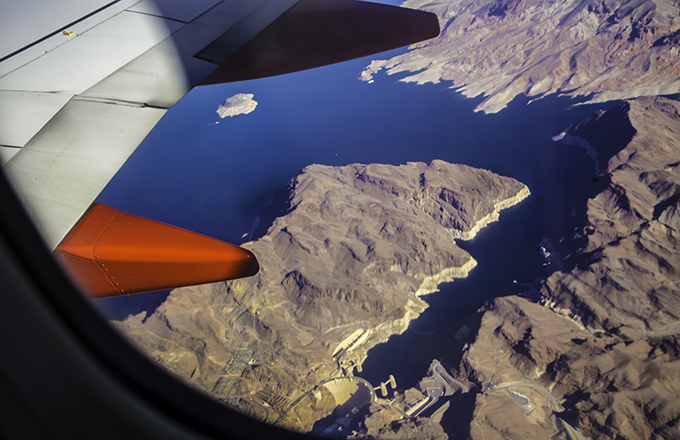  Flug über Hoover Dam Las Vegas Nevada USA